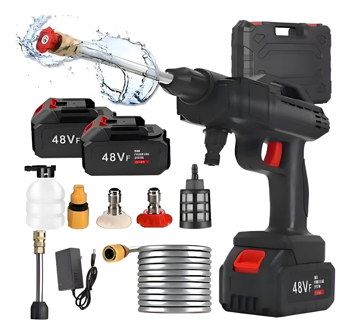 Hidrolavadora 2 baterias Portátil