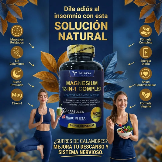 MAGNESIUM 12 en 1 120 capsulas